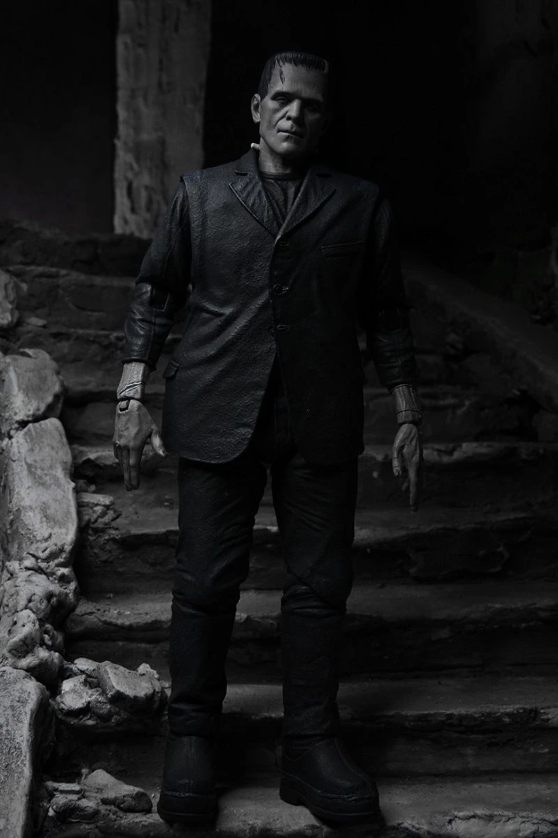 NECA Frankensteins Monster - Ultimate Monster Actionfigur (schwarz/weiß) 4 NECA Frankensteins Monster - Ultimate Monster Actionfigur (schwarz/weiß) – Bild 2