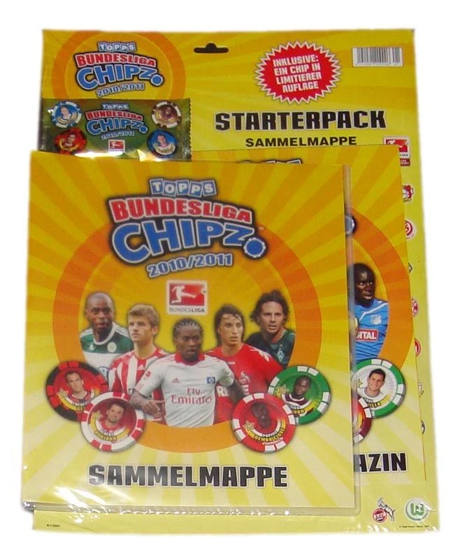 Topps Bundesliga Chipz 2010-11 (Starter In OVP Von 2011) 3 Topps Bundesliga Chipz 2010-11 (Starter In OVP Von 2011)