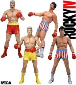 NECA ROCKY Series II 4er Actionfiguren Set