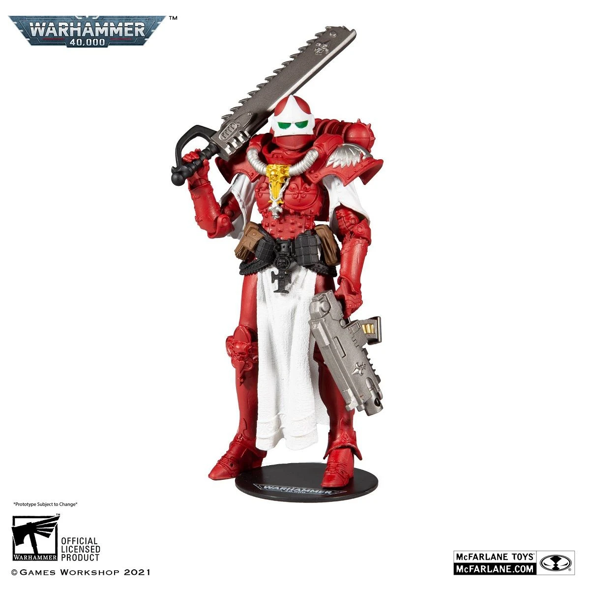 Warhammer 40k - Adepta Sororitas Battle Sister Red Figur 3 Warhammer 40k - Adepta Sororitas Battle Sister Red Figur – Bild 2