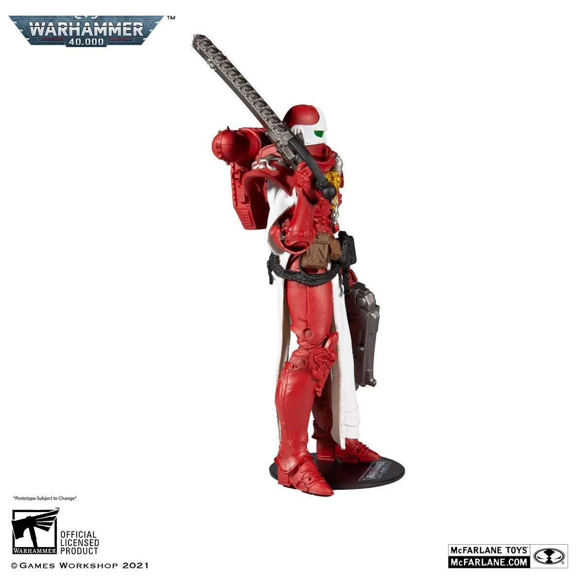 Warhammer 40k - Adepta Sororitas Battle Sister Red Figur 6 Warhammer 40k - Adepta Sororitas Battle Sister Red Figur – Bild 5