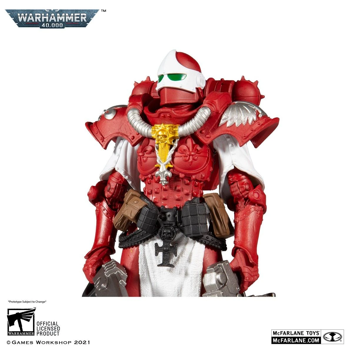 Warhammer 40k - Adepta Sororitas Battle Sister Red Figur 7 Warhammer 40k - Adepta Sororitas Battle Sister Red Figur – Bild 6