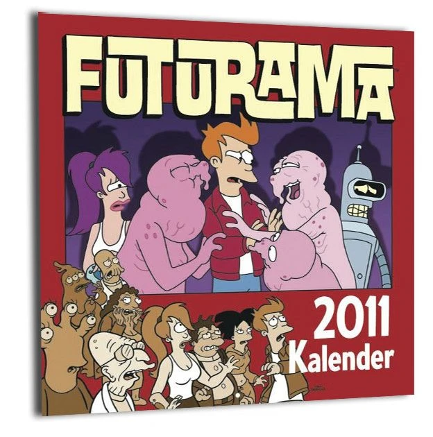 Panini FUTURAMA Wand-Kalender 2011 3 Panini FUTURAMA Wand-Kalender 2011