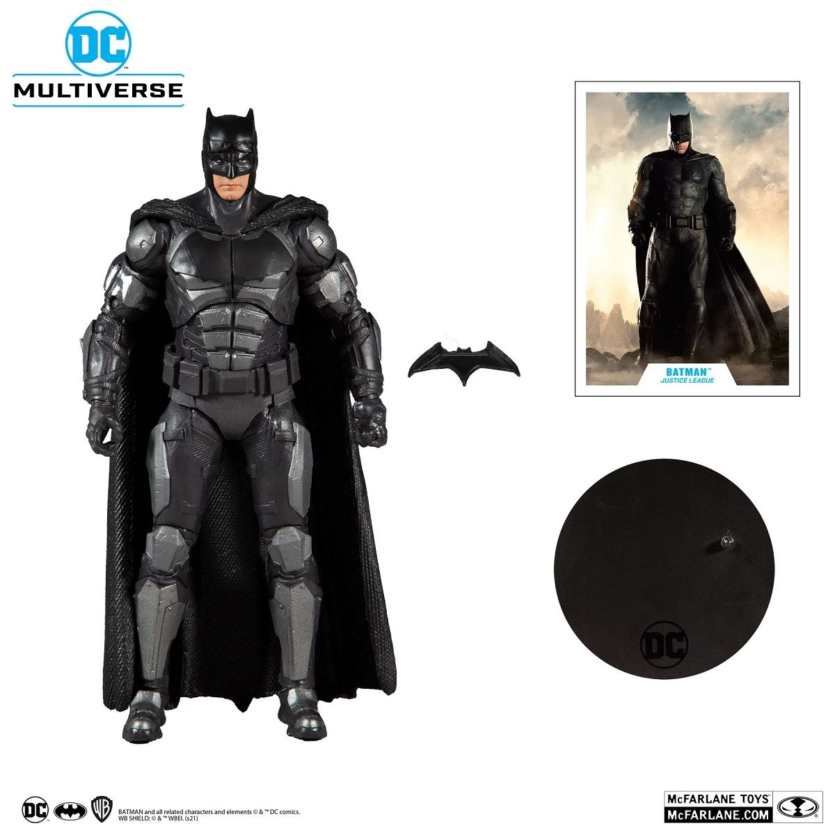 DC Justice League Movie - Batman - Actionfigur 4 DC Justice League Movie - Batman - Actionfigur – Bild 2