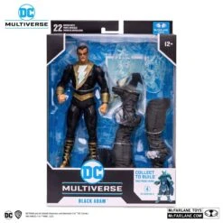 DC Multiverse - Black Adam (Endless Winter) Actionfigur -Hochwertiger Spielzeugladen 15472 dc build a 7in figures wv7 endless winter black adam 08 logos