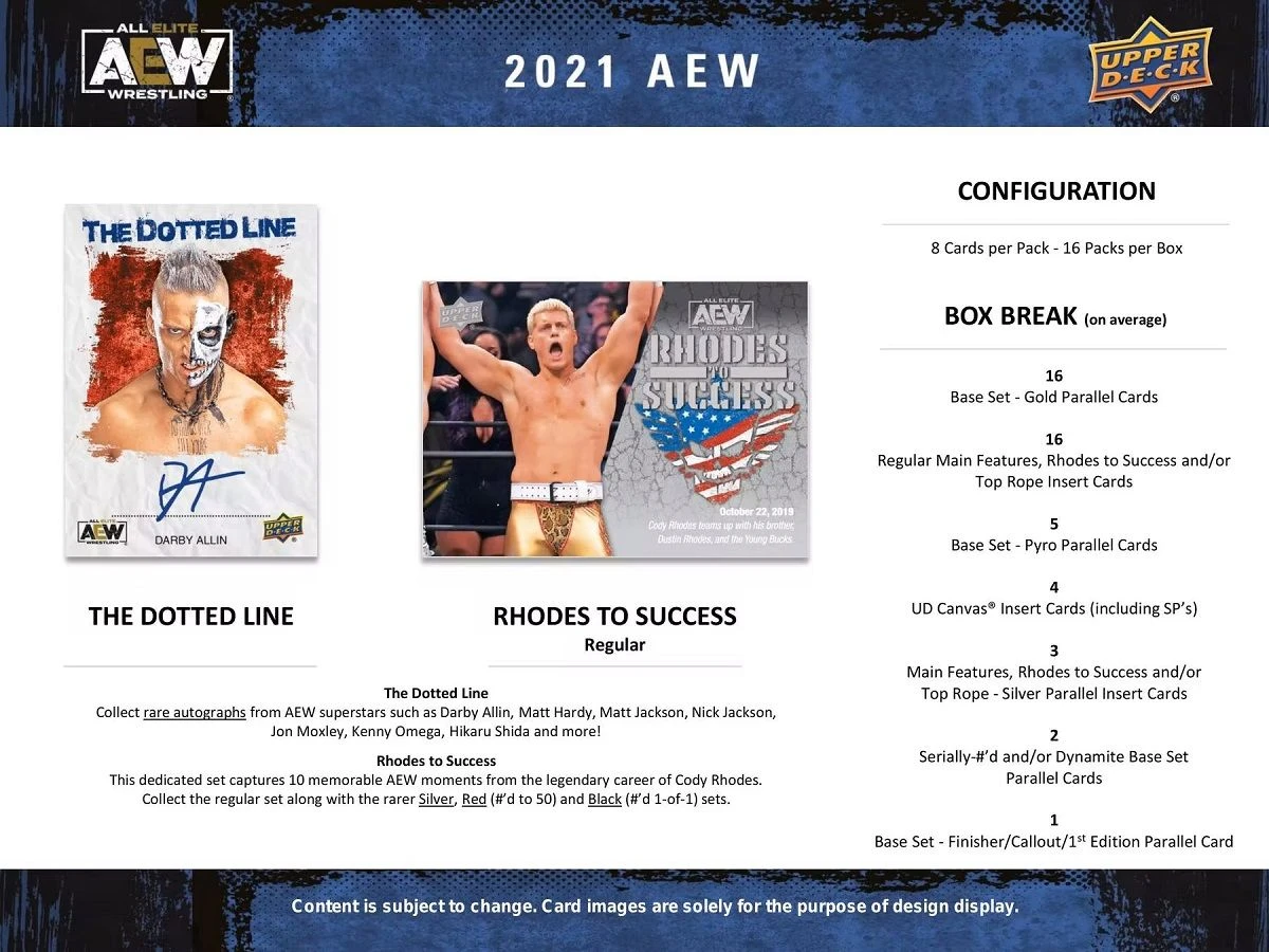 Upper Deck All Elite Wrestling (AEW) 2021 Hobby Box (EN) 6 Upper Deck All Elite Wrestling (AEW) 2021 Hobby Box (EN) – Bild 4