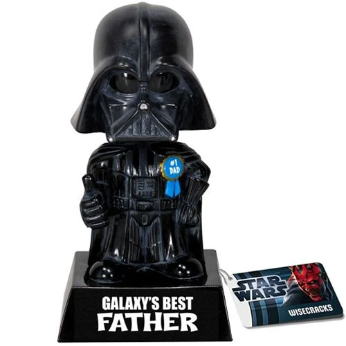 FUNKO Star Wars Darth Vader Galaxy's Best Father Bobble Head 3 FUNKO Star Wars Darth Vader Galaxy's Best Father Bobble Head