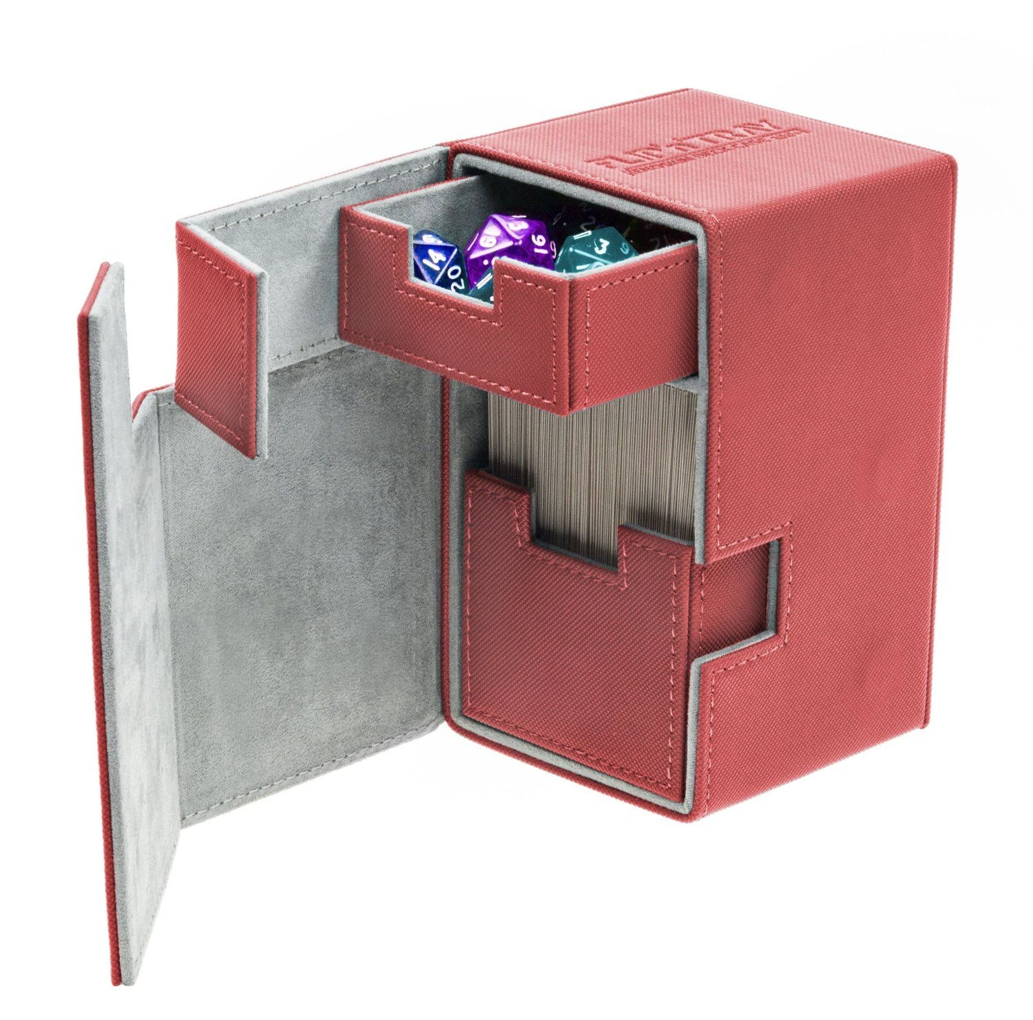 Ultimate Guard Flip-n-Tray Deck Case 100+ XenoSkin Rot 5 Ultimate Guard Flip-n-Tray Deck Case 100+ XenoSkin Rot – Bild 3