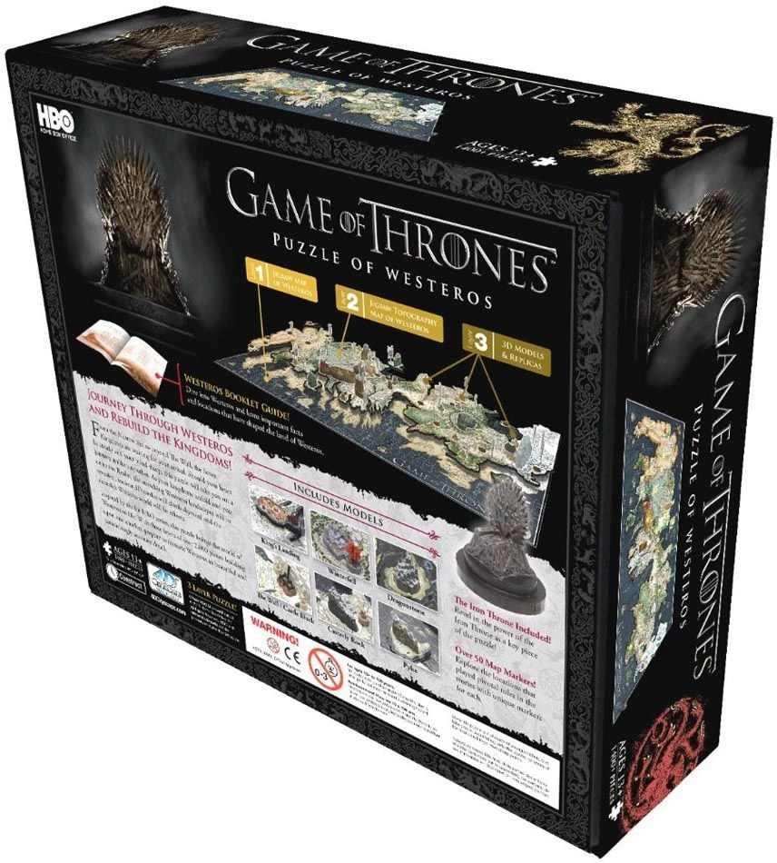Diverse Game Of Thrones - 3D Puzzle Of Westeros 4 Diverse Game Of Thrones - 3D Puzzle Of Westeros – Bild 2