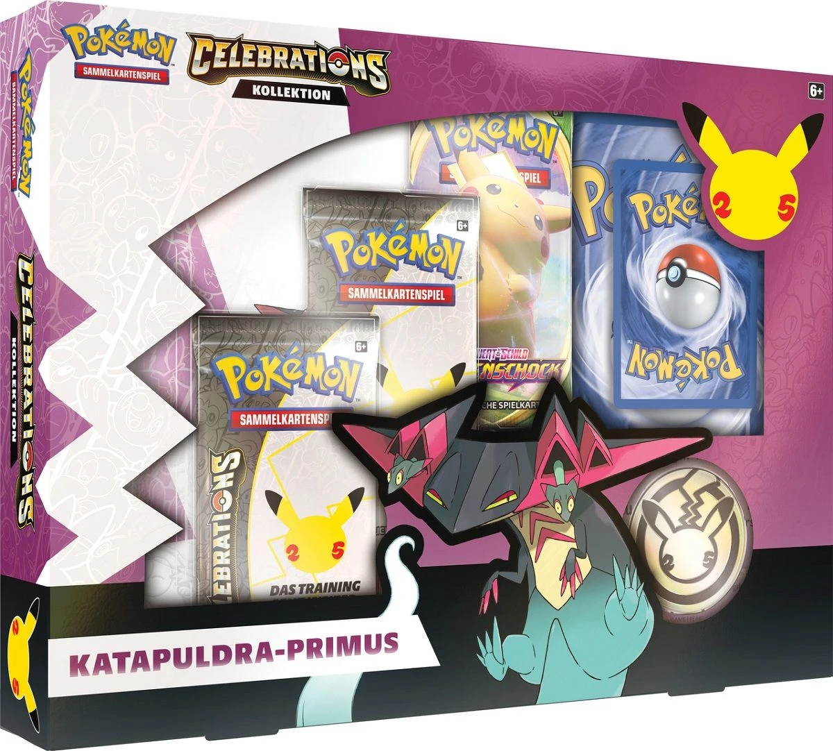 POKEMON Pokémon - 25 Jahre Jubiläums Box - Katapuldra-Primus Box (DE) 3 POKEMON Pokémon - 25 Jahre Jubiläums Box - Katapuldra-Primus Box (DE)