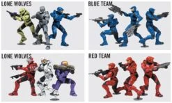 HALO Wars Heroic Collection 2009 Wave 1 Figuren 4er Set