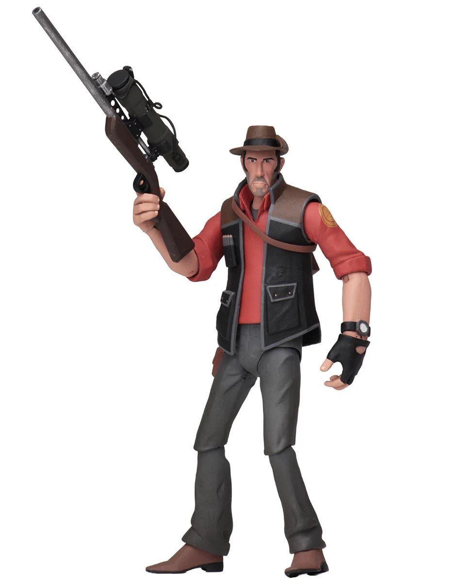 NECA Team Fortress 2 Action-Figur Serie 4 RED - The Sniper 4 NECA Team Fortress 2 Action-Figur Serie 4 RED - The Sniper – Bild 2