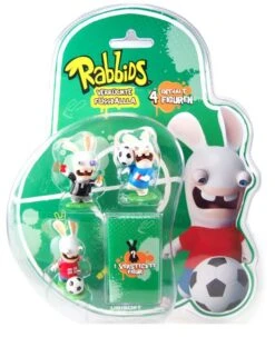 Ubisoft Raving Rabbids - Verrückte Fussballla 4-Pack Figuren Set B