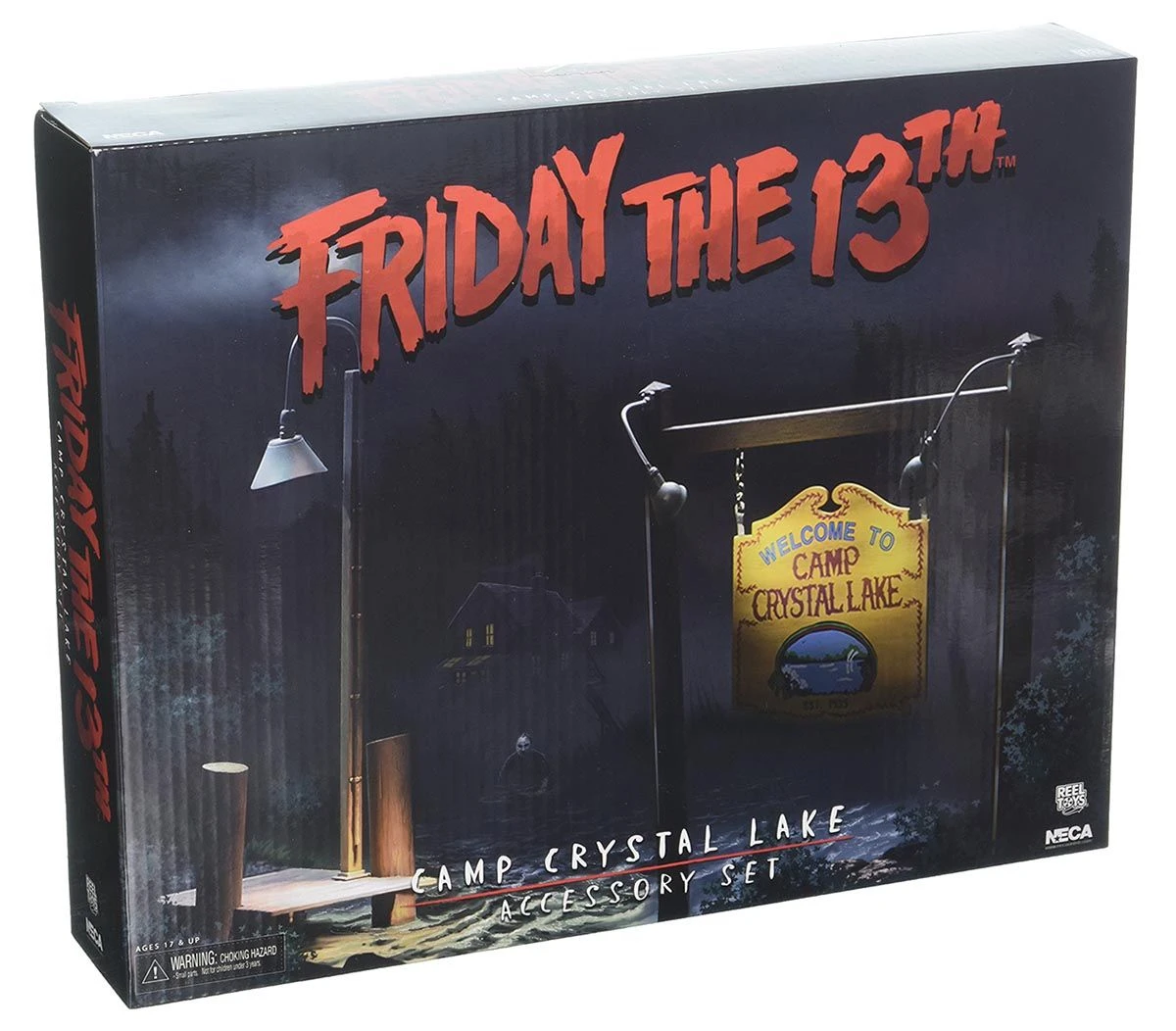 NECA Friday The 13th Accessory Pack Camp Crystal Lake Set 3 NECA Friday The 13th Accessory Pack Camp Crystal Lake Set