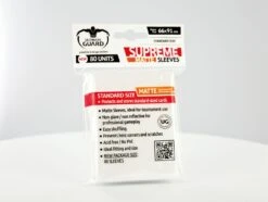 UG Supreme Sleeves Standardgröße Matt Weiß (80 St.)