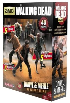 The Walking Dead Building 5-Pack - Woodbury Arena Figuren