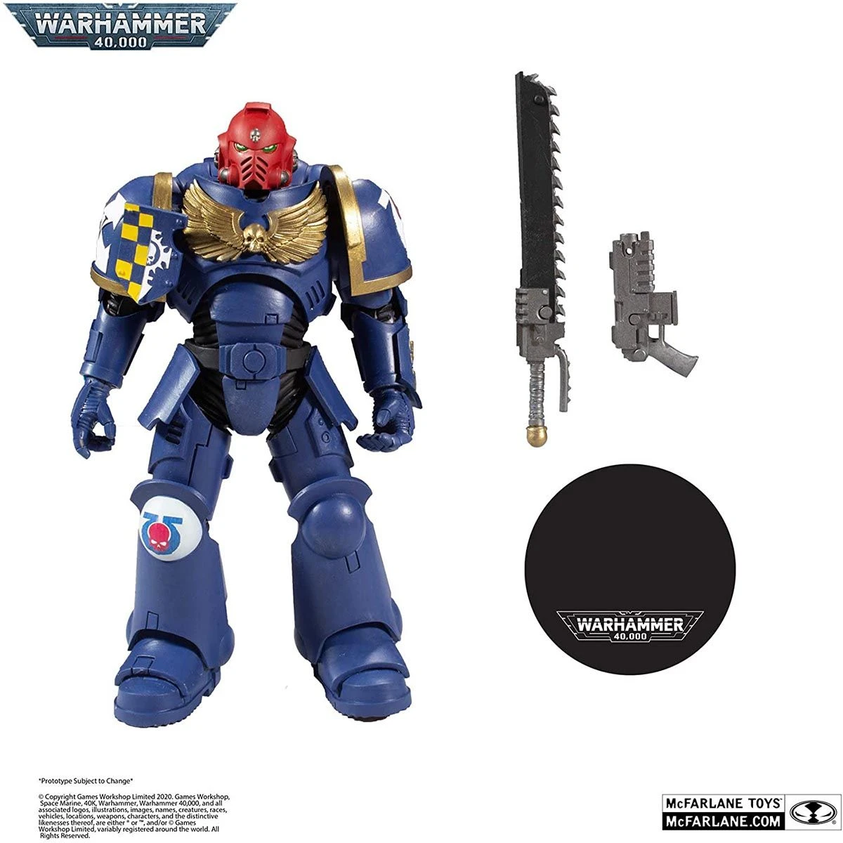 Warhammer 40k - Ultramarines Primaris Assault Intercessor Figur 9 Warhammer 40k - Ultramarines Primaris Assault Intercessor Figur – Bild 7