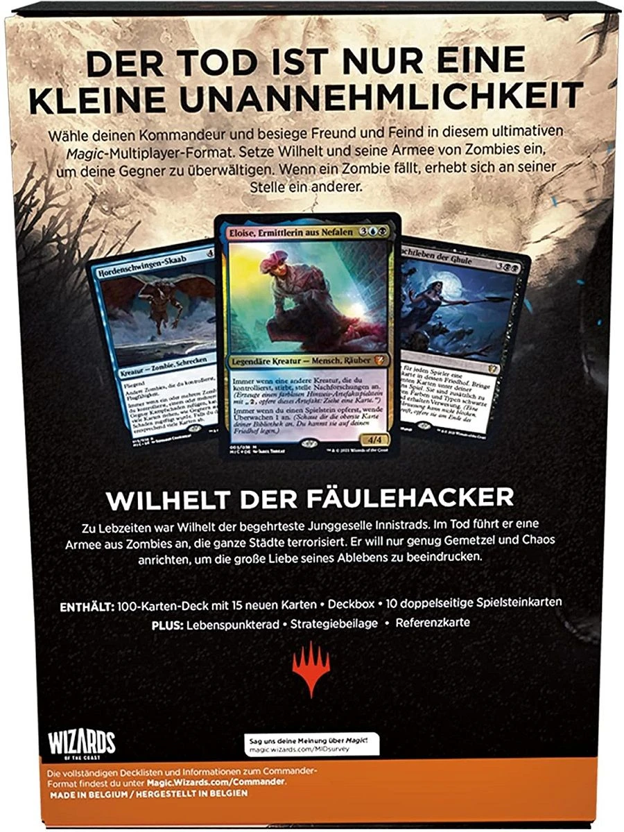 Wizards Of The Coast Magic Innistrad: Mitternachtsjagd Commander-Decks 2er Set (DE) 10 Wizards Of The Coast Magic Innistrad: Mitternachtsjagd Commander-Decks 2er Set (DE) – Bild 8