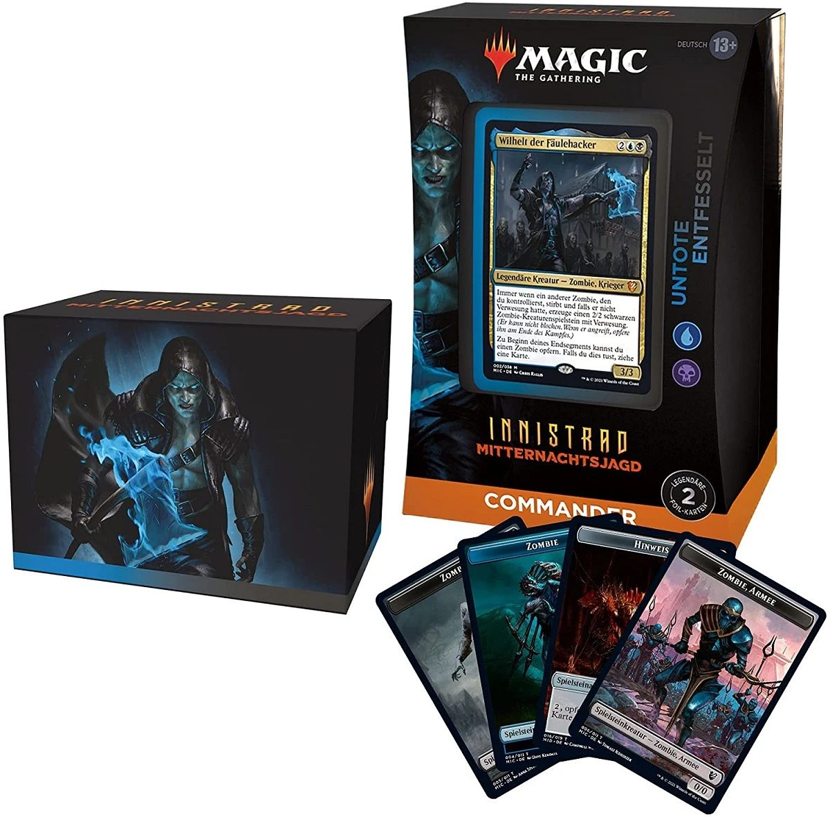 Wizards Of The Coast Magic Innistrad: Mitternachtsjagd Commander-Decks 2er Set (DE) 4 Wizards Of The Coast Magic Innistrad: Mitternachtsjagd Commander-Decks 2er Set (DE) – Bild 2