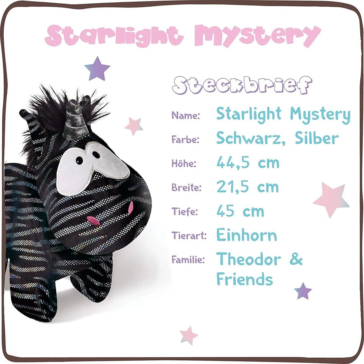 Diverse NICI - Einhorn Starlight Mystery - Plüschtier 5 Diverse NICI - Einhorn Starlight Mystery - Plüschtier – Bild 3
