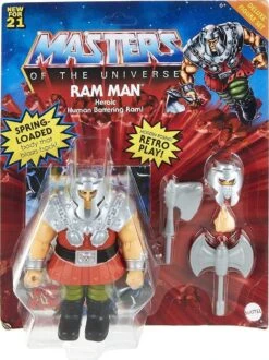 MATTEL Masters Of The Universe - Ram Man Actionfigur 13 MATTEL Masters Of The Universe - Ram Man Actionfigur -Hochwertiger Spielzeugladen 81v adicrll. ac sl1500