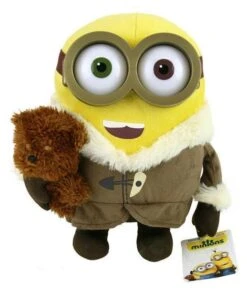 Diverse Minions - Ice Village Bob Mit Bär Und Mantel 28cm Premium Plüsch