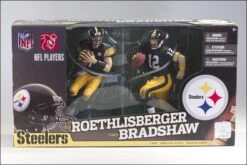 NFL 2-Pack Terry Bradshaw Vs. Ben Roethlisberger Figuren