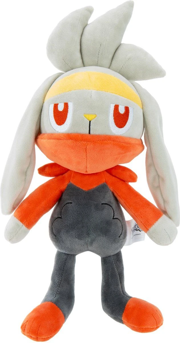 Pokémon - Kickerlo/Raboot Plüschtier 4 Pokémon - Kickerlo/Raboot Plüschtier – Bild 2