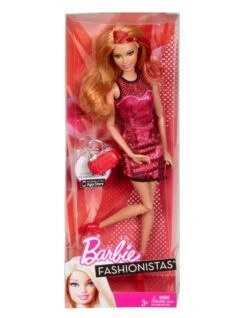 MATTEL Barbie Puppe - Fashionistas Summer Rot