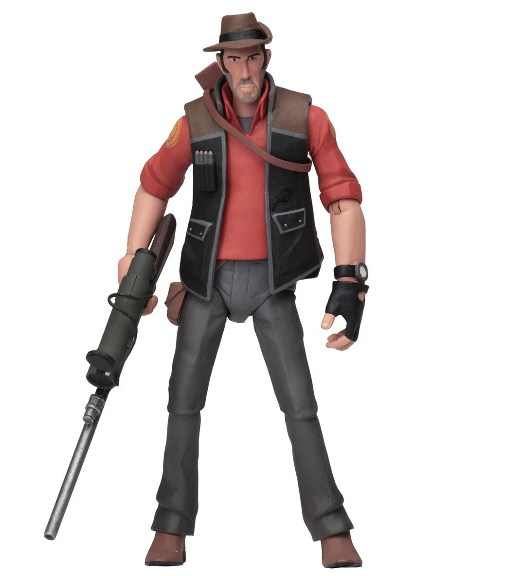 NECA Team Fortress 2 Action-Figur Serie 4 RED - The Sniper 5 NECA Team Fortress 2 Action-Figur Serie 4 RED - The Sniper – Bild 3