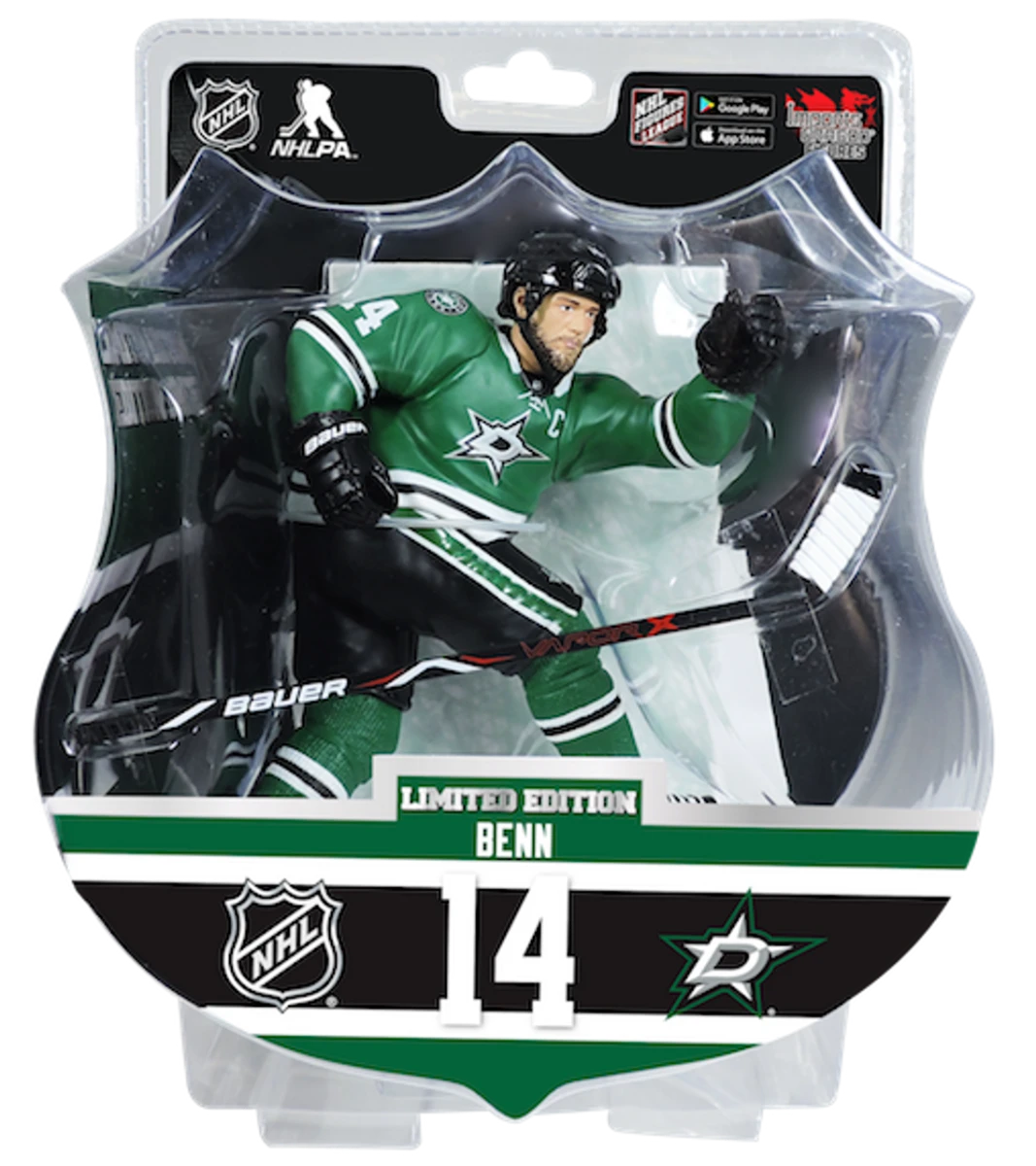 NHL - Dallas Stars - Jamie Benn - Limited Edition Figur 6 NHL - Dallas Stars - Jamie Benn - Limited Edition Figur – Bild 4