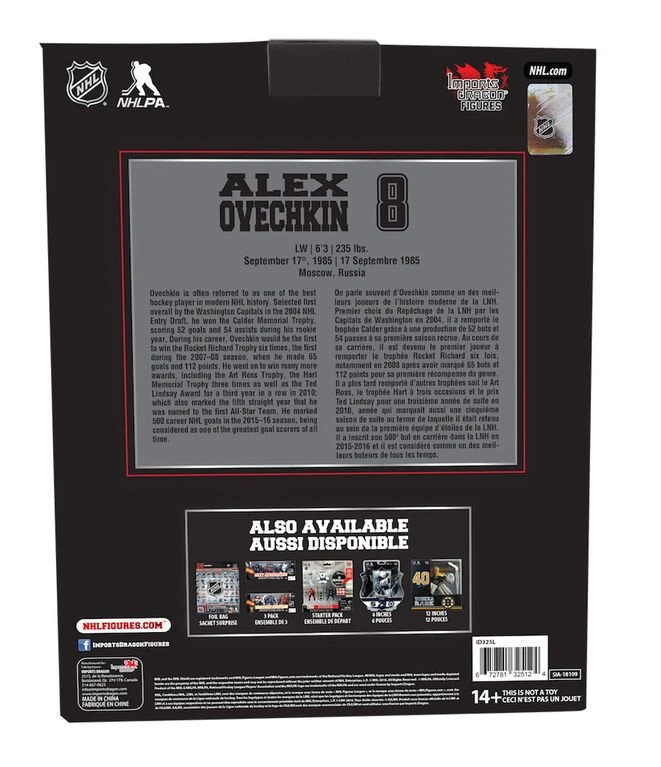 NHL - Washington Capitals - Alexander Ovechkin - Figur 8 NHL - Washington Capitals - Alexander Ovechkin - Figur – Bild 6