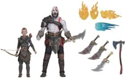 NECA God Of War (2018) - Ultimate Kratos & Atreus 2er Figuren Set