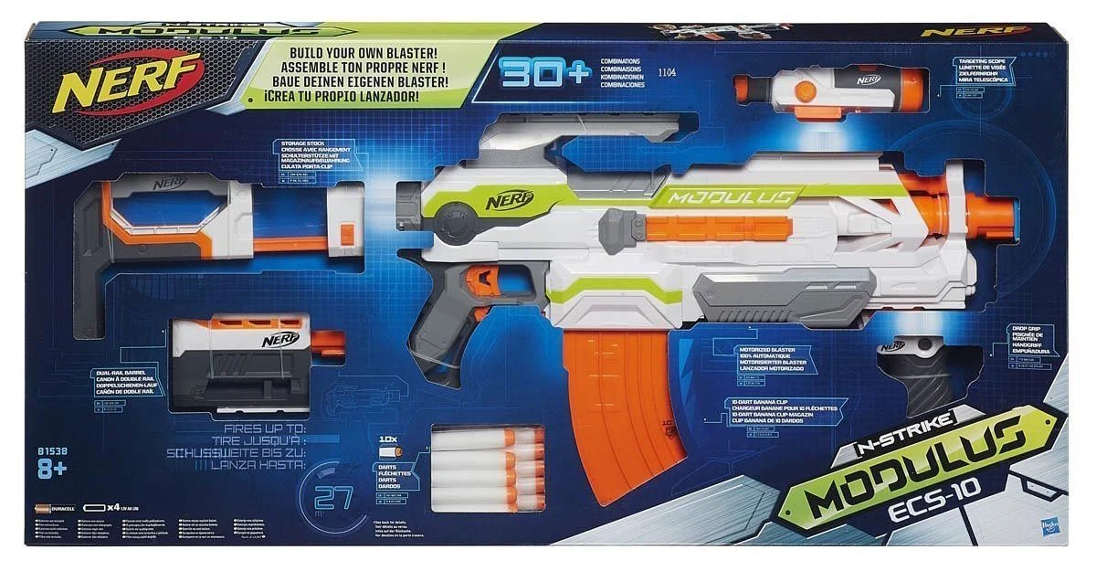 Hasbro NERF N-Strike Modulus ECS-10 Blaster 4 Hasbro NERF N-Strike Modulus ECS-10 Blaster – Bild 2