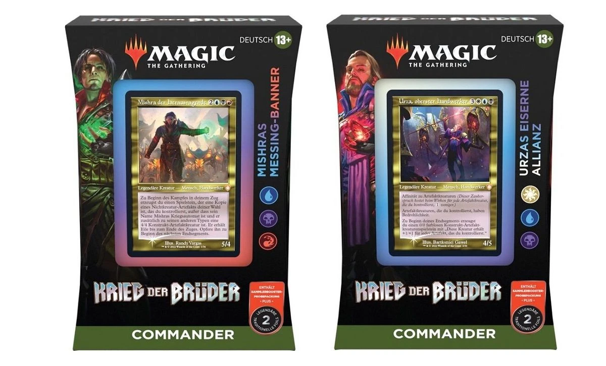 Wizards Of The Coast Magic - Krieg Der Brüder Commander-Deck 2er-Set (DE) 3 Wizards Of The Coast Magic - Krieg Der Brüder Commander-Deck 2er-Set (DE)
