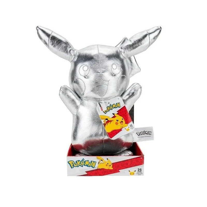 BOTI - Pokémon - Pikachu Silber 25 Jahre Edition - Plüschtier 3 BOTI - Pokémon - Pikachu Silber 25 Jahre Edition - Plüschtier