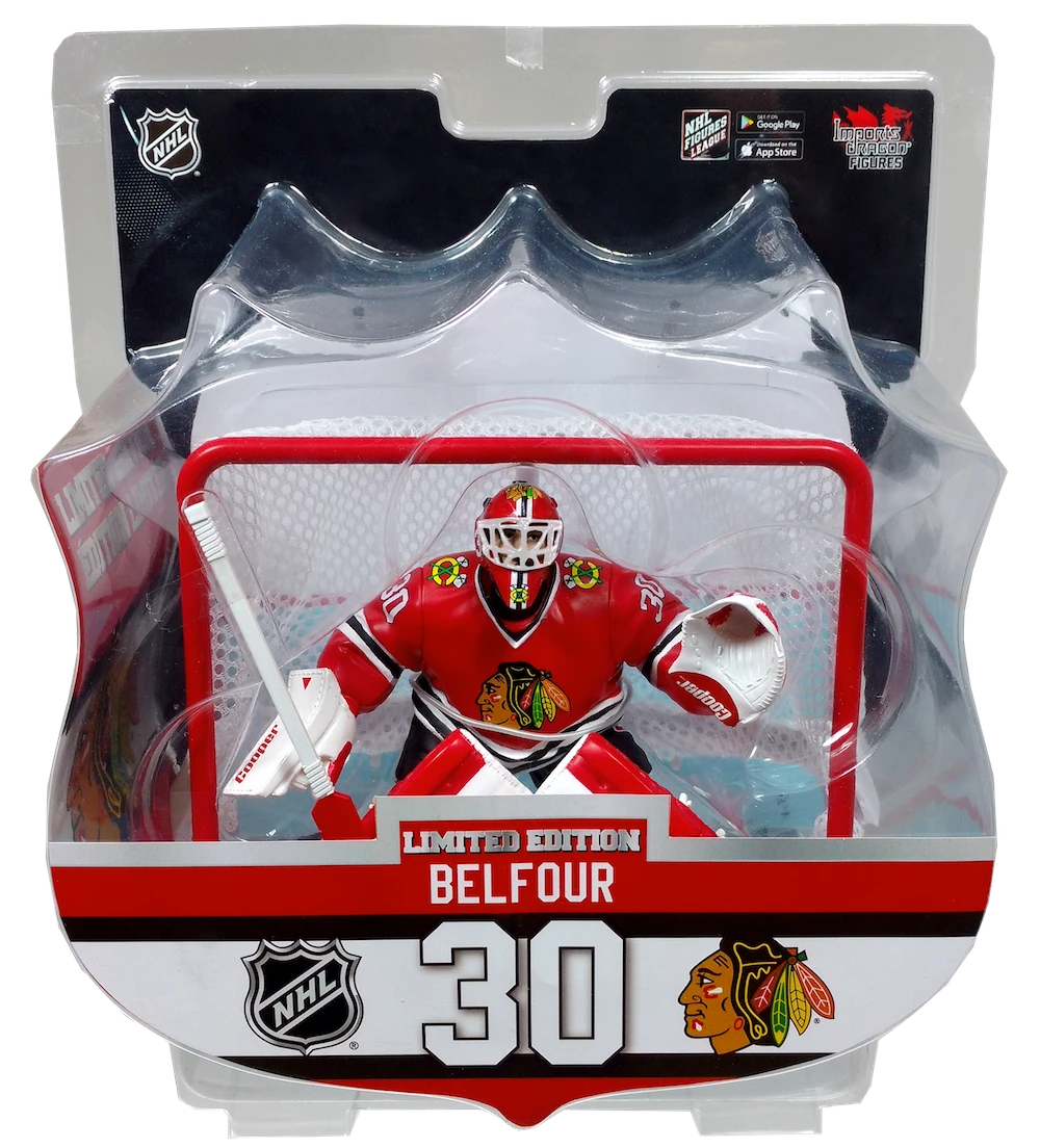 NHL - Chicago Blackhawks - Ed Belfour Mit Netz - Limited Edition Figur 4 NHL - Chicago Blackhawks - Ed Belfour Mit Netz - Limited Edition Figur – Bild 2