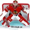 NHL - Chicago Blackhawks - Ed Belfour Mit Netz - Limited Edition Figur -Hochwertiger Spielzeugladen s l500