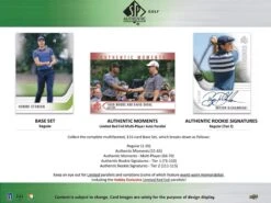 Upper Deck - SP Authentic Golf 2021 Display -Hochwertiger Spielzeugladen sp authentic golf 2