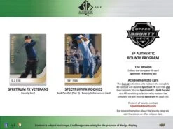 Upper Deck - SP Authentic Golf 2021 Display -Hochwertiger Spielzeugladen sp authentic golf 5