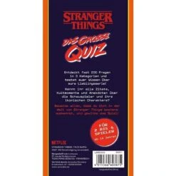 Stranger Things: Das Große Quiz - Gesellschaftsspiel -Hochwertiger Spielzeugladen stranger things das grosse quiz 3