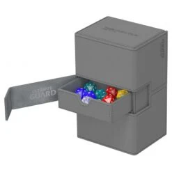 Ultimate Guard - Twin Flip N Tray 160+ XenoSkin Grau -Hochwertiger Spielzeugladen twin flip n tray 160 xenoskindd