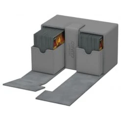 Ultimate Guard - Twin Flip N Tray 160+ XenoSkin Grau -Hochwertiger Spielzeugladen twin flip n tray 160 xenoskine