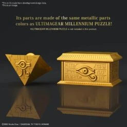 Ultimagear - Yu-Gi-Oh! - Gold Sarcophagus Für Millennium 3D-Puzzle -Hochwertiger Spielzeugladen ultimagear millennium puzzle gold sarcophagus 03 enth